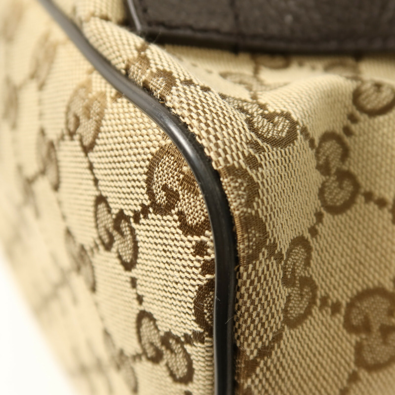 GUCCI 帆布Rucksack銀扣背包-14