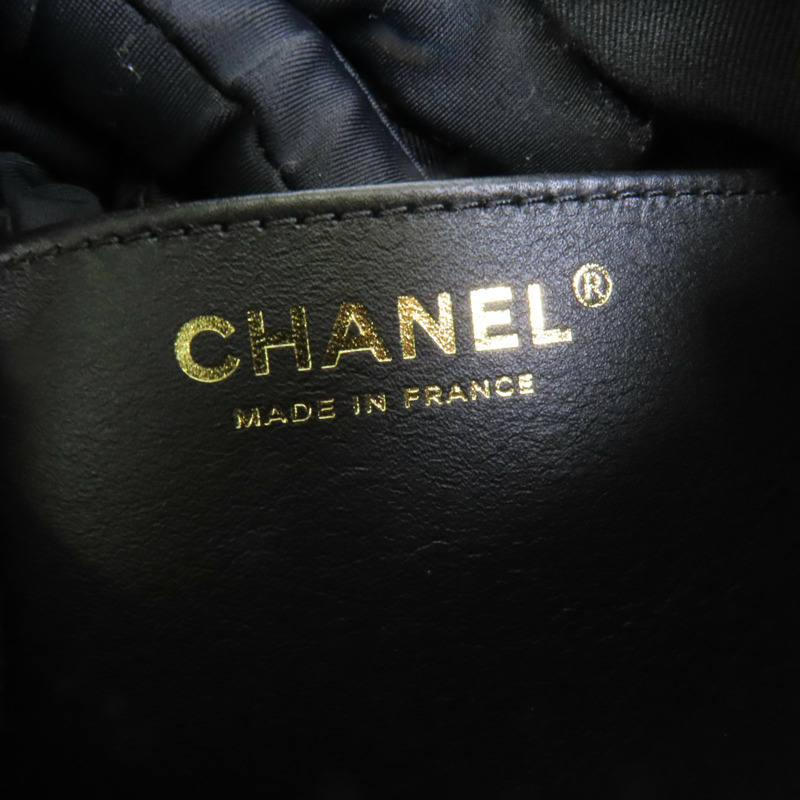 CHANEL 羊皮皮革Hobo Bag金扣鏈帶肩背袋-8