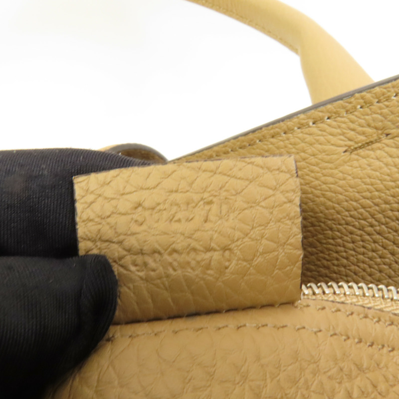 GUCCI 牛皮皮革Jackie Soft Tote銀扣手挽袋-8