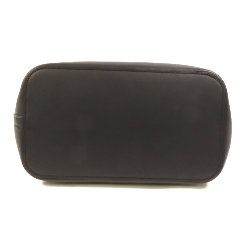 HERMES Evercolor皮革Transat Sailor銀扣手挽袋Noir-3