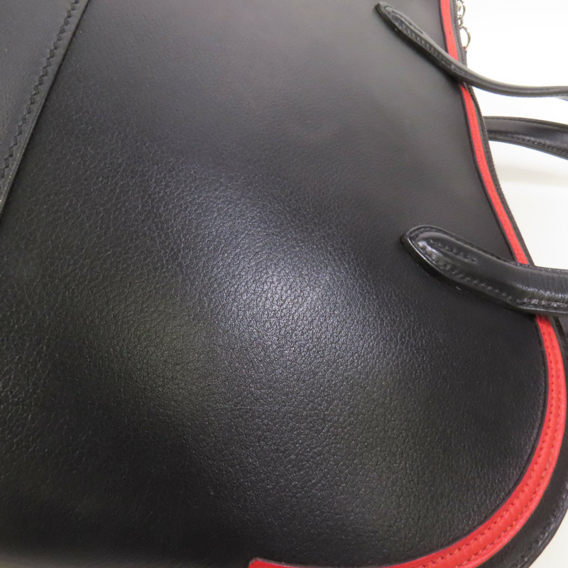 HERMES Evercolor皮革Transat Sailor銀扣手挽袋Noir-15