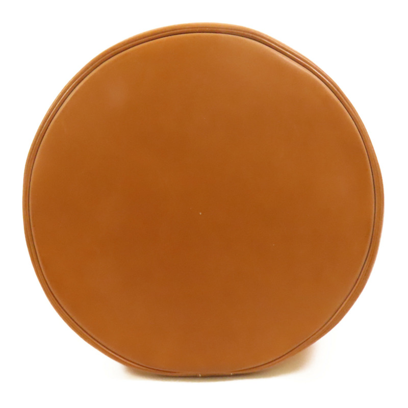 HERMES 絲質Soie Cool 22銀扣肩背袋Orange-3