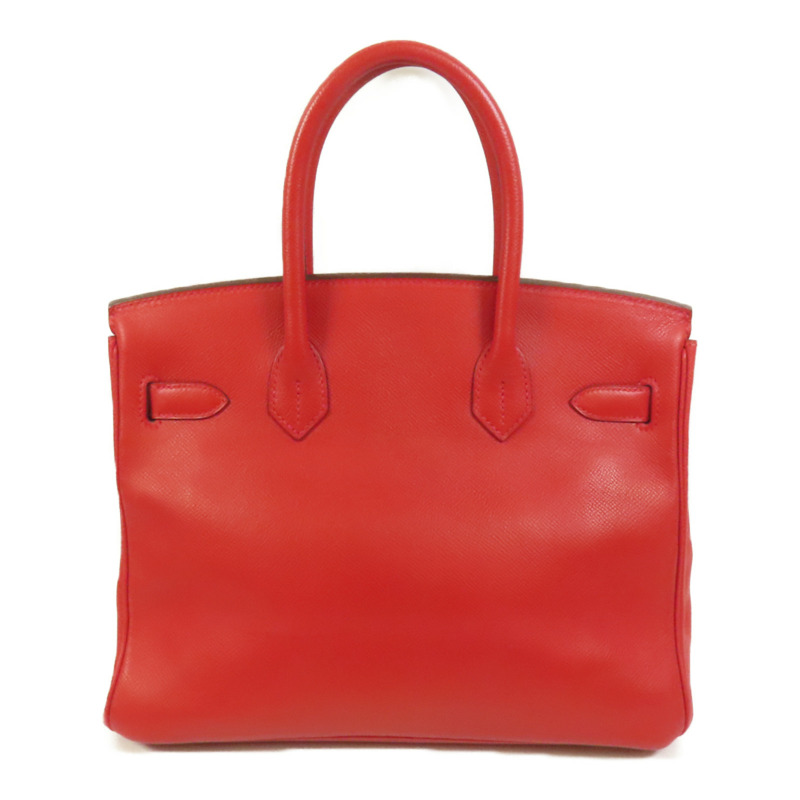HERMES Epsom皮革Birkin 30金扣手挽袋Rouge Casaque-1