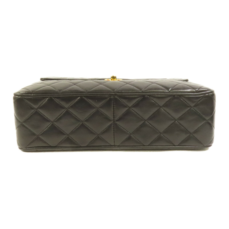 CHANEL 羊皮皮革Vintage Chain Shoulder Bag金扣鏈帶肩背袋-3