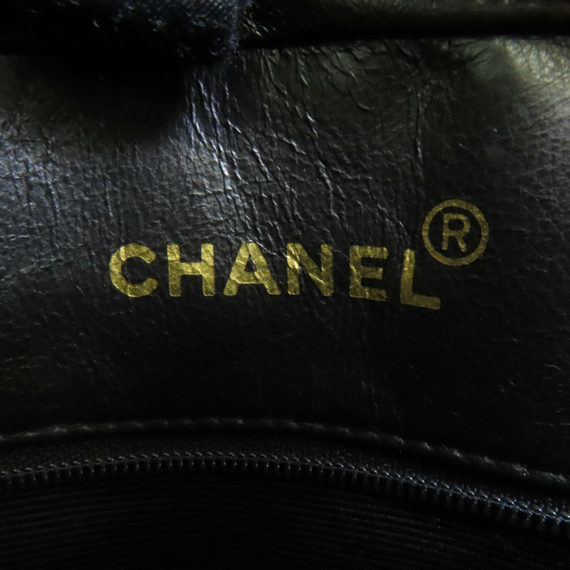 CHANEL 羊皮皮革Vintage Chain Shoulder Bag金扣鏈帶肩背袋-8