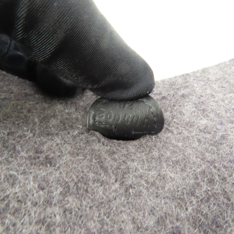 HERMES 羊毛Evelyne TPM銀扣肩背袋-9