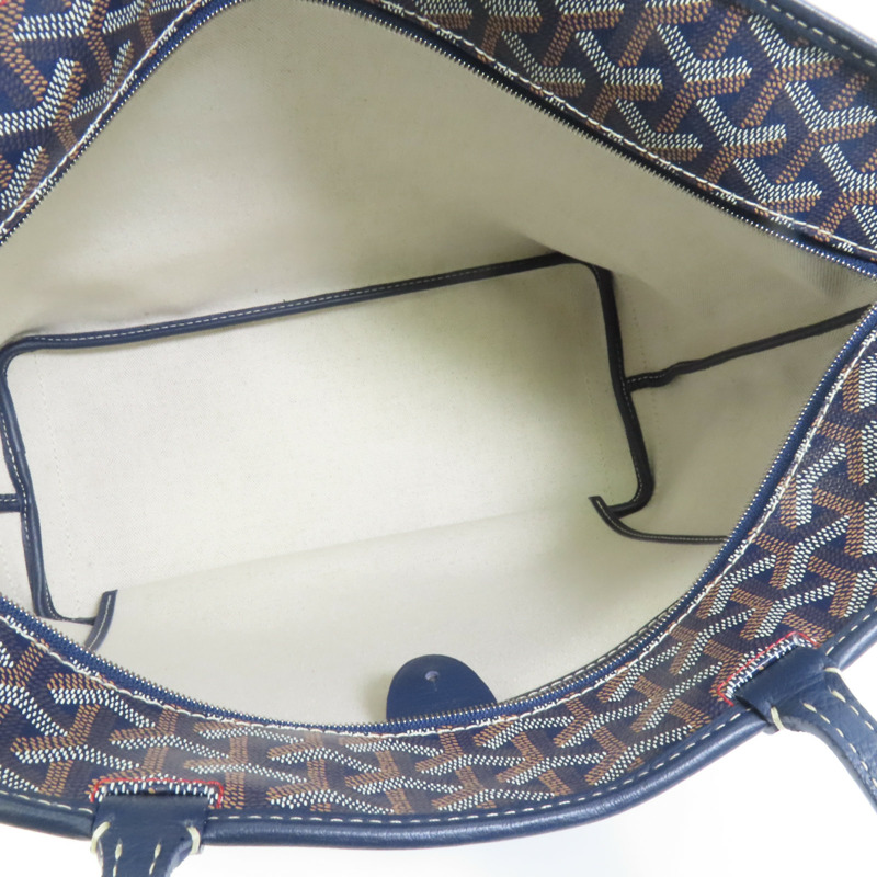 GOYARD 塗層帆布Artois PM銀扣手挽袋-4