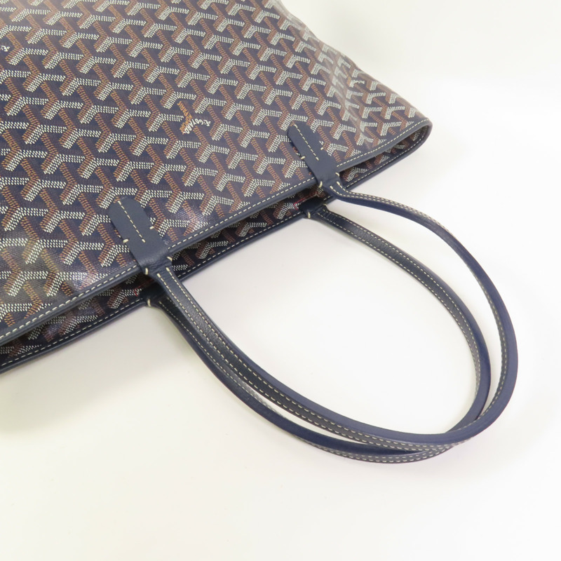 GOYARD 塗層帆布Artois PM銀扣手挽袋-5