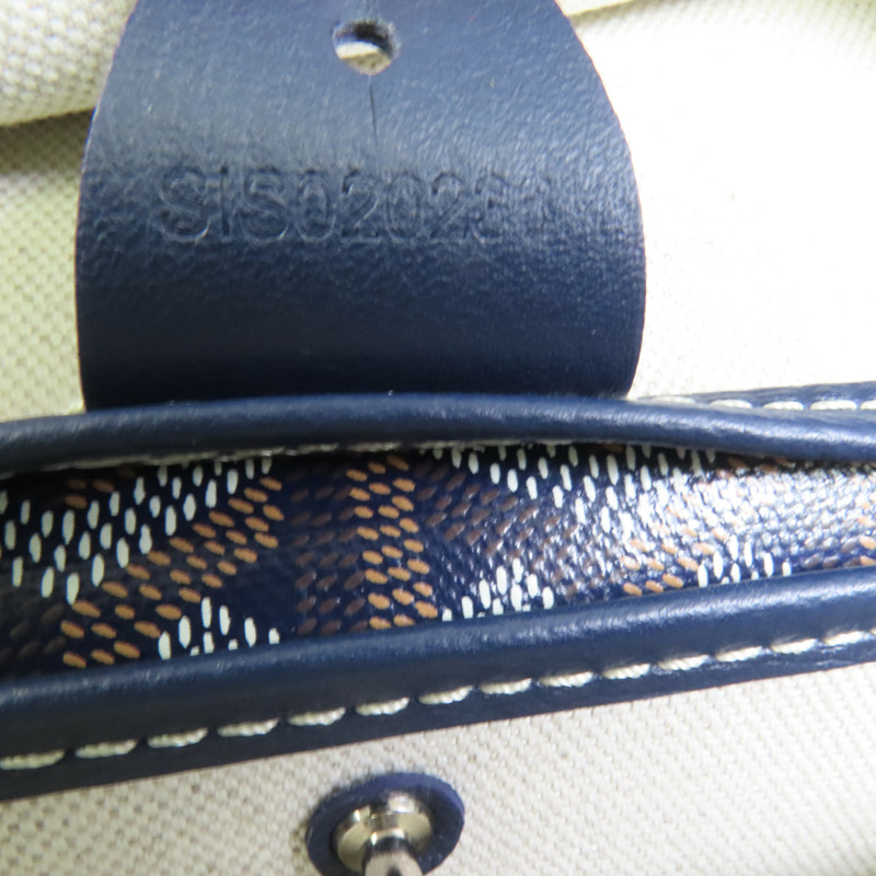 GOYARD 塗層帆布Artois PM銀扣手挽袋-8
