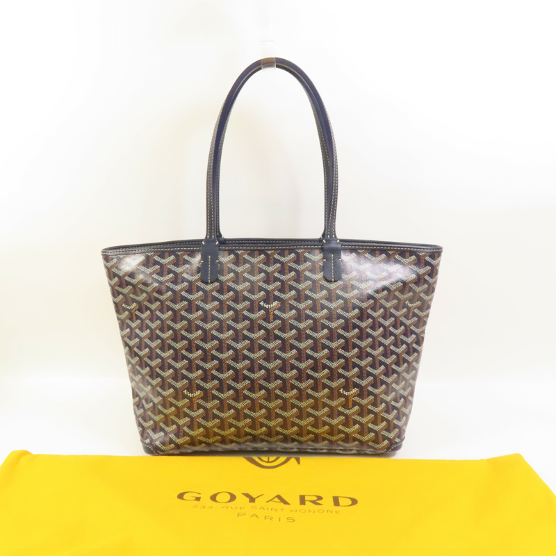 GOYARD 塗層帆布Artois PM銀扣手挽袋-9