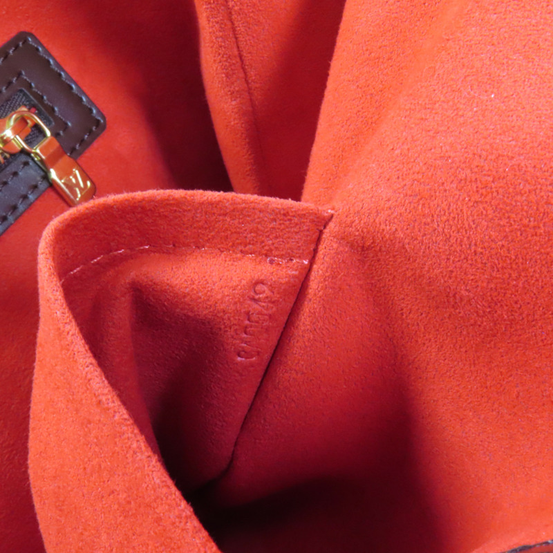 LOUIS VUITTON Damier Hampstead PM金扣手挽袋-8