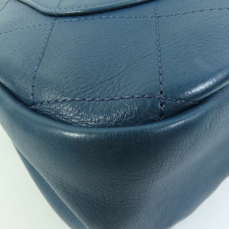 CHANEL 牛皮皮革Chain Shoulder鏈帶肩背袋-13