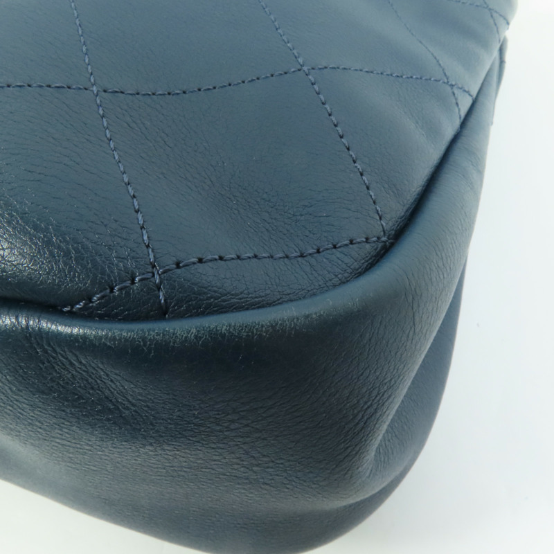 CHANEL 牛皮皮革Chain Shoulder鏈帶肩背袋-14