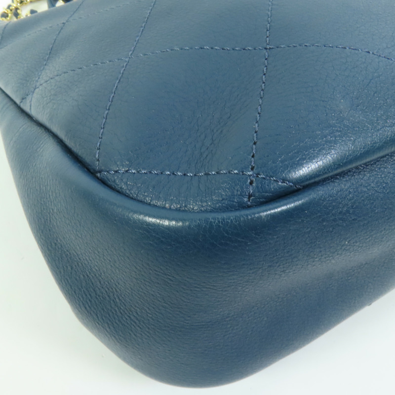 CHANEL 牛皮皮革Chain Shoulder鏈帶肩背袋-15