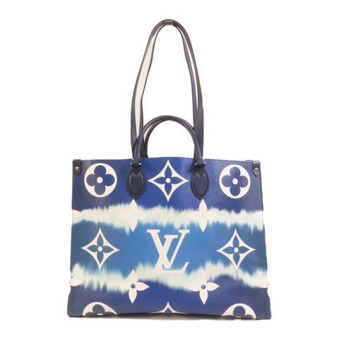 LOUIS VUITTON Monogram Escale On The Go銀扣手挽肩背兩用袋