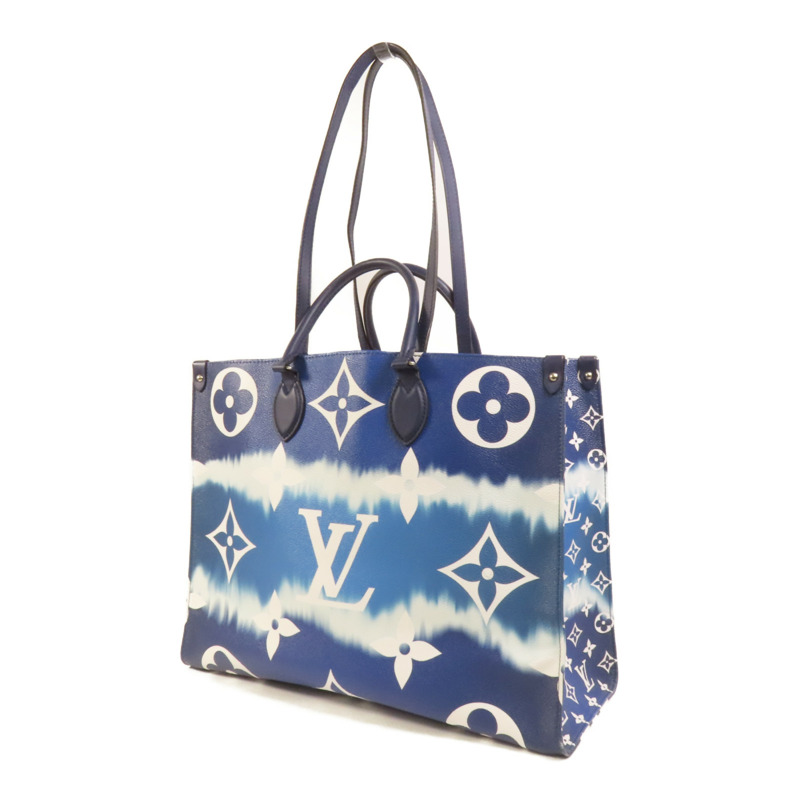 LOUIS VUITTON Monogram Escale On The Go銀扣手挽肩背兩用袋-2