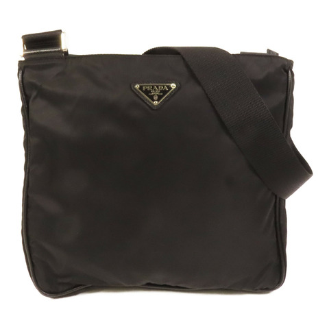 PRADA 尼龍Shoulder Bsg銀扣肩背袋