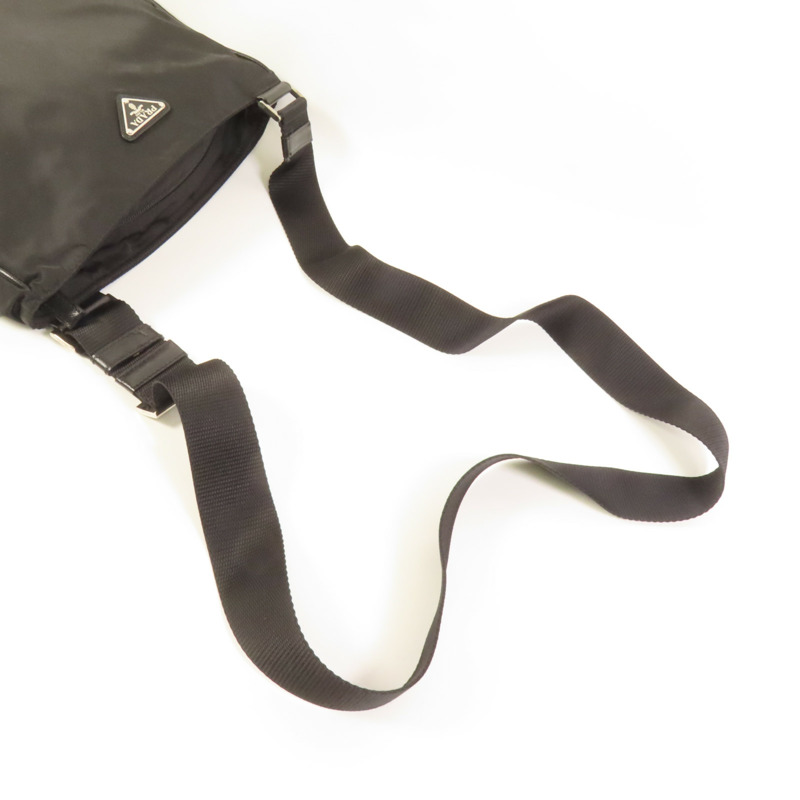 PRADA 尼龍Shoulder Bsg銀扣肩背袋-4