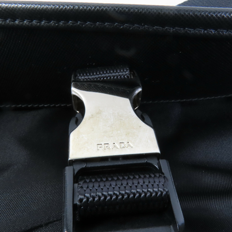 PRADA 尼龍Shoulder Bsg銀扣肩背袋-8