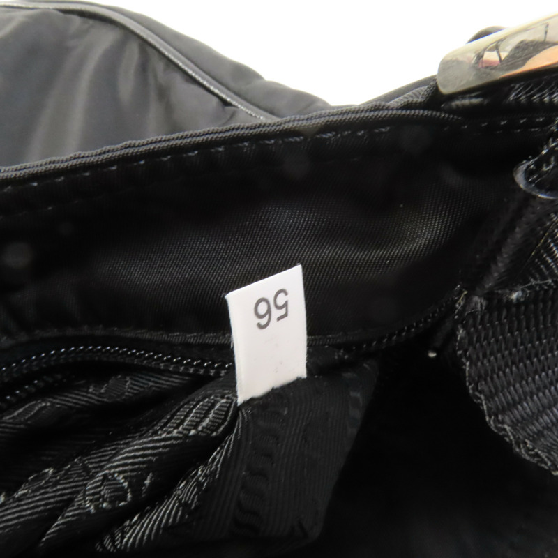 PRADA 尼龍Shoulder Bsg銀扣肩背袋-10