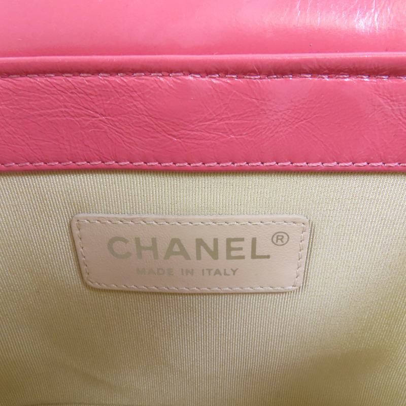 CHANEL Wicker Vanity銀扣鏈帶手挽肩背兩用袋-7