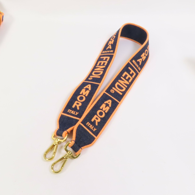 FENDI 牛仔布Baguette Large金扣手挽肩背兩用袋-7