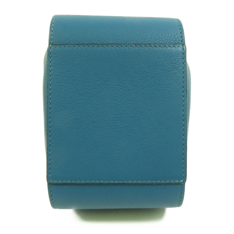 LOEWE 牛皮皮革Mini Hammock Drawstring銀扣手挽肩背兩用袋-3