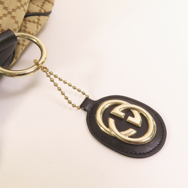 GUCCI 帆布Tote Bag金扣手挽袋-6