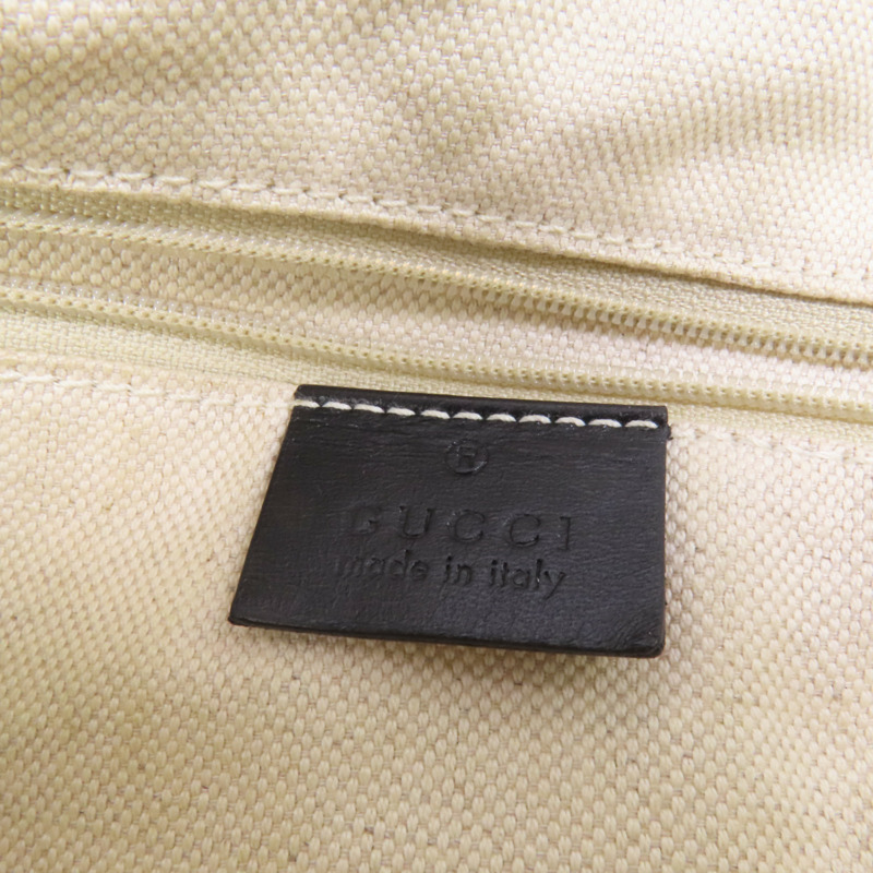 GUCCI 帆布Tote Bag金扣手挽袋-7