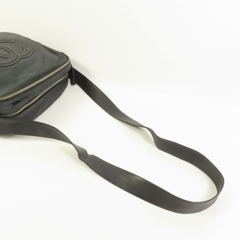 CHANEL 牛皮皮革Shoulder Bag銀扣肩背袋-5