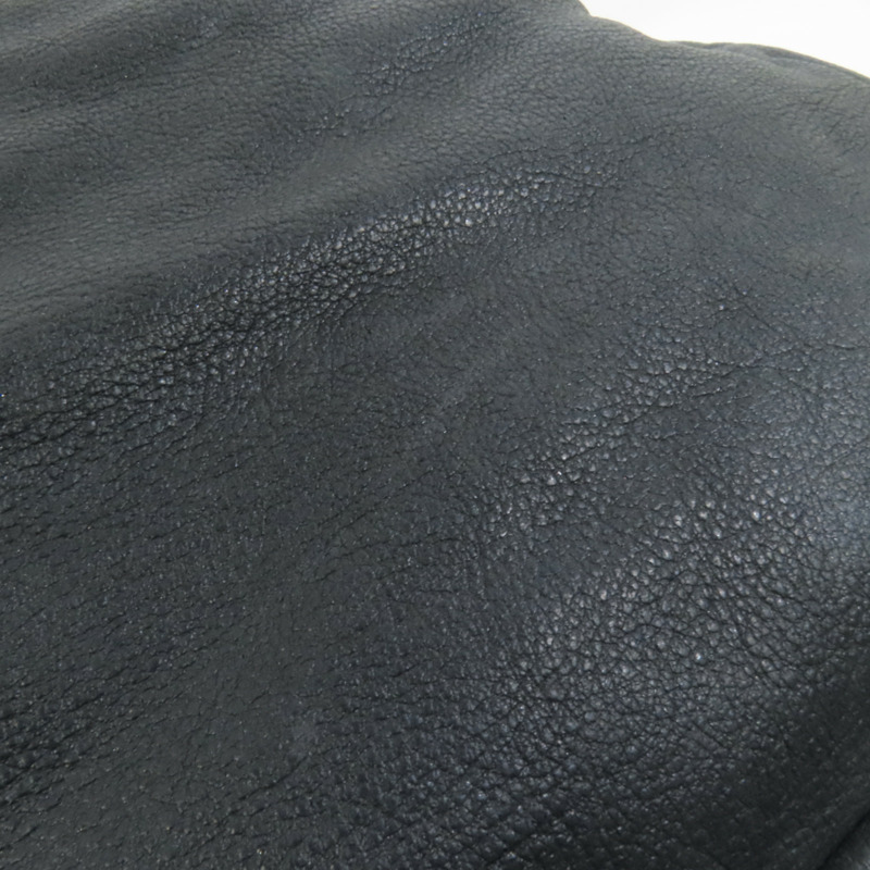 CHANEL 牛皮皮革Shoulder Bag銀扣肩背袋-17