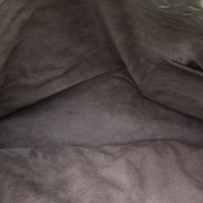 BOTTEGA VENETA 灰色羊皮鎢鋼扣經典編織手提單肩包-4