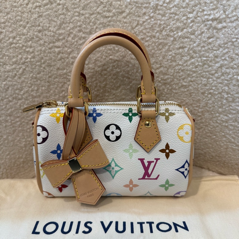 LV x TM 白三彩Nano Speedy-1