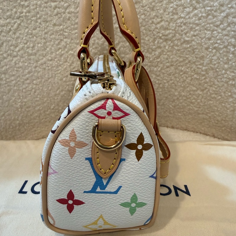 LV x TM 白三彩Nano Speedy-3