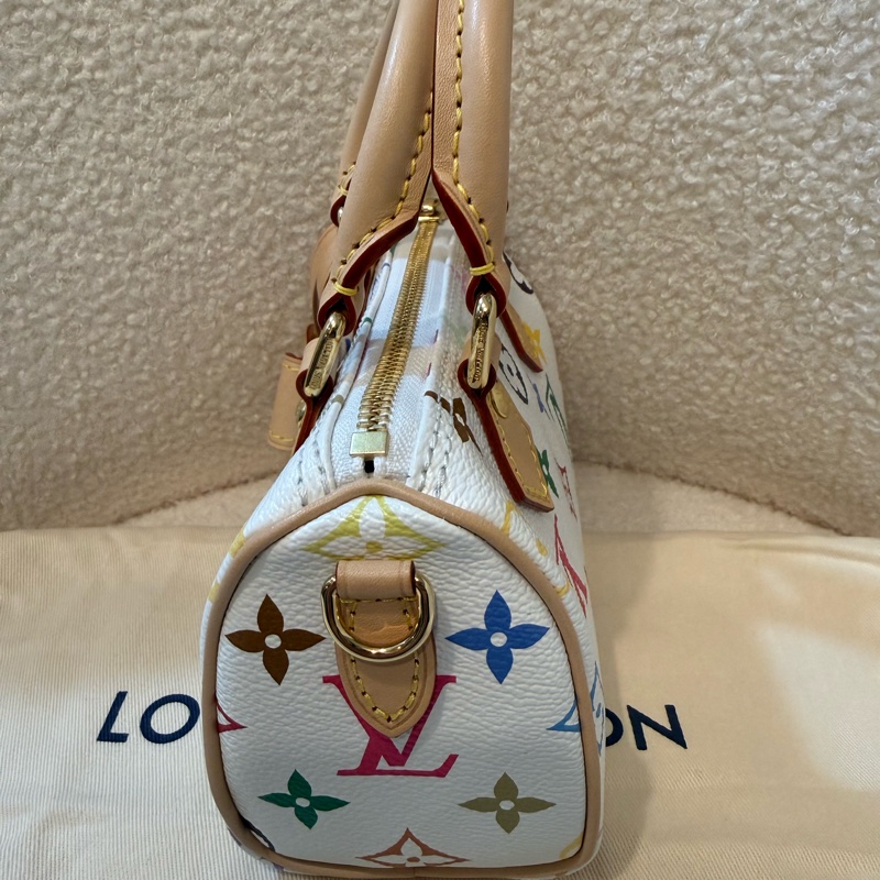 LV x TM 白三彩Nano Speedy-4
