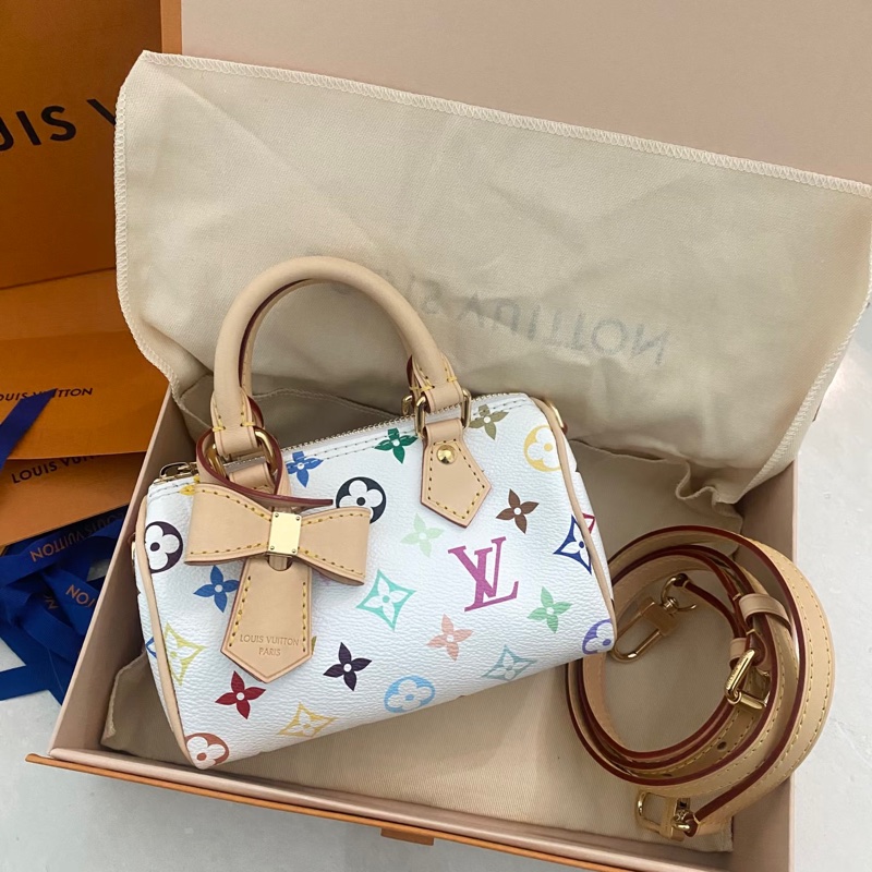LV x TM 白三彩Nano Speedy-0