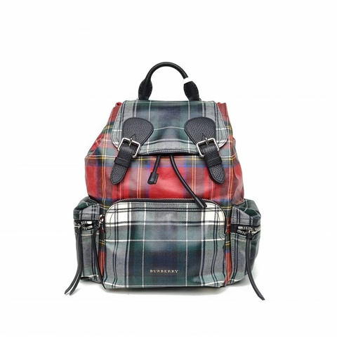 Burberry 拼色尼龍雙肩包中號