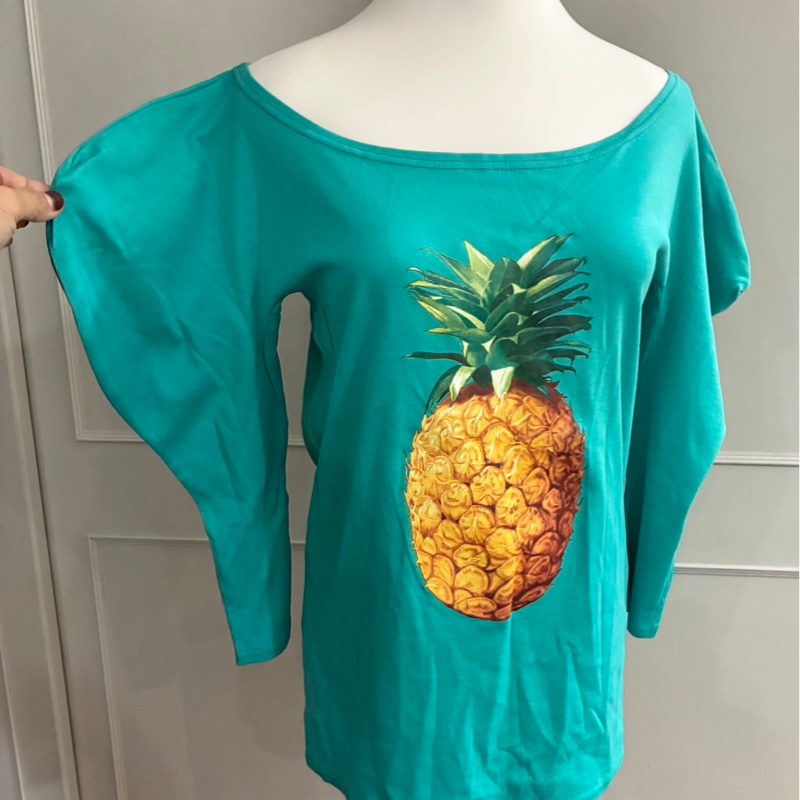 《新歡舊愛》全新正品CHLOE經典絕版鳳梨棉上衣M-2