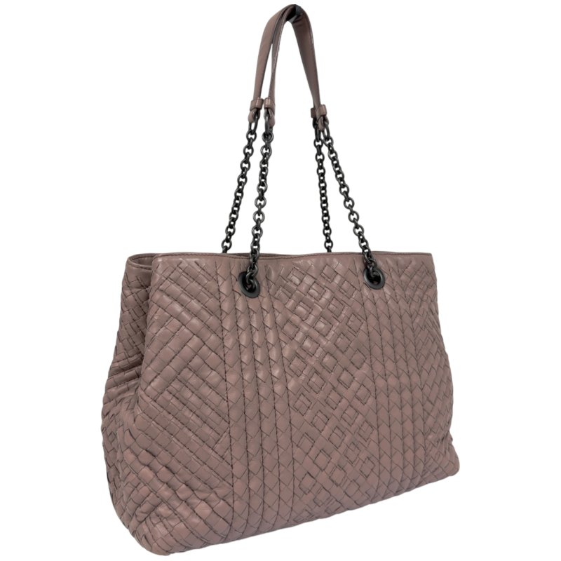 BOTTEGA VENETA 織皮 肩背包-7