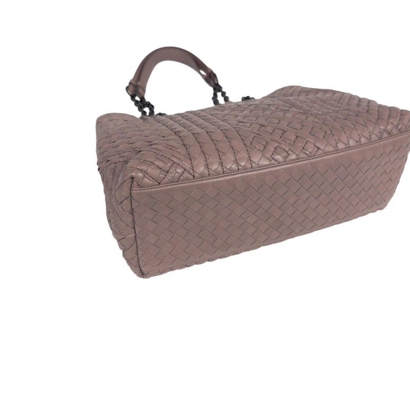 BOTTEGA VENETA 織皮 肩背包-9