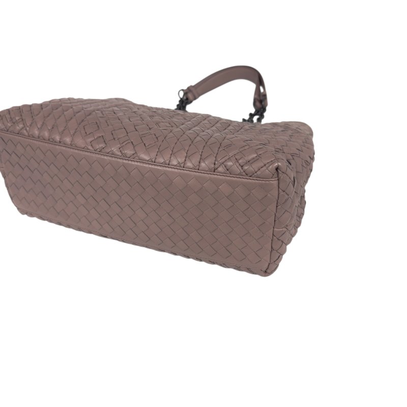 BOTTEGA VENETA 織皮 肩背包-10