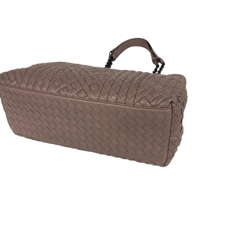 BOTTEGA VENETA 織皮 肩背包-12