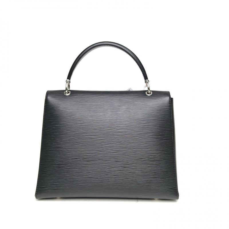 LOUIS VUITTON Grenelle26CM黑色EPI水波紋牛皮黑扣肩背包-2