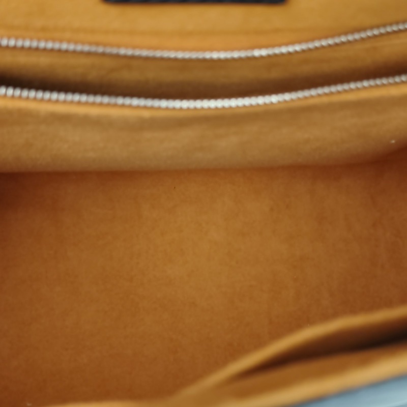 LOUIS VUITTON Grenelle26CM黑色EPI水波紋牛皮黑扣肩背包-4