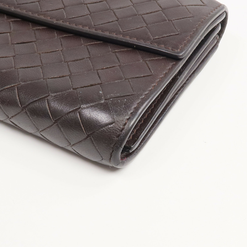 BOTTEGA VENETA 織紋皮革Long Wallet長錢包-6