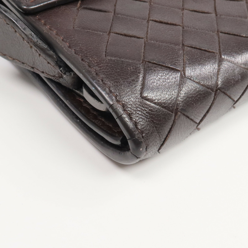 BOTTEGA VENETA 織紋皮革Long Wallet長錢包-7