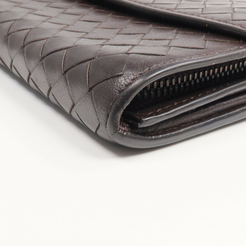BOTTEGA VENETA 織紋皮革Long Wallet長錢包-18