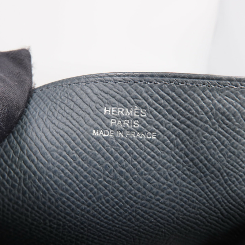 HERMES Epsom皮革Hermesway銀扣手機袋-6