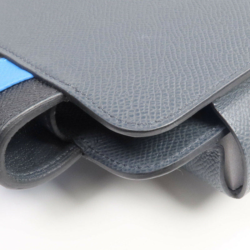 HERMES Epsom皮革Hermesway銀扣手機袋-12