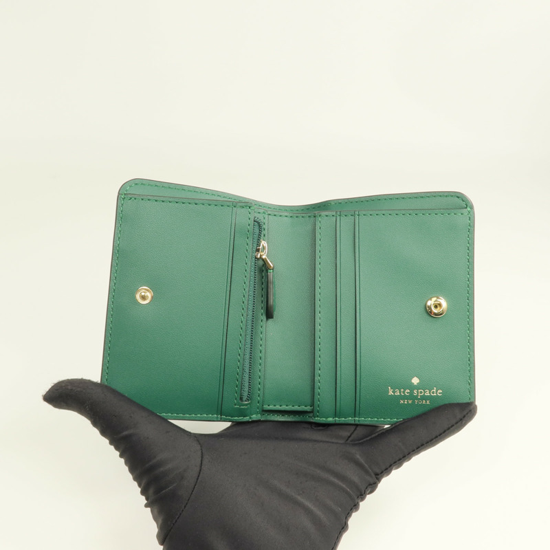 Kate Spade 牛皮皮革Wallet金扣錢包-5
